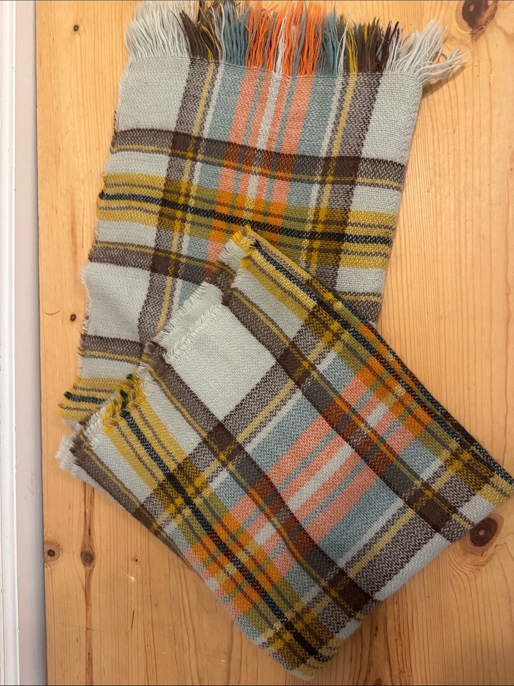 Women’s Plaid Scarf - Multi-Color